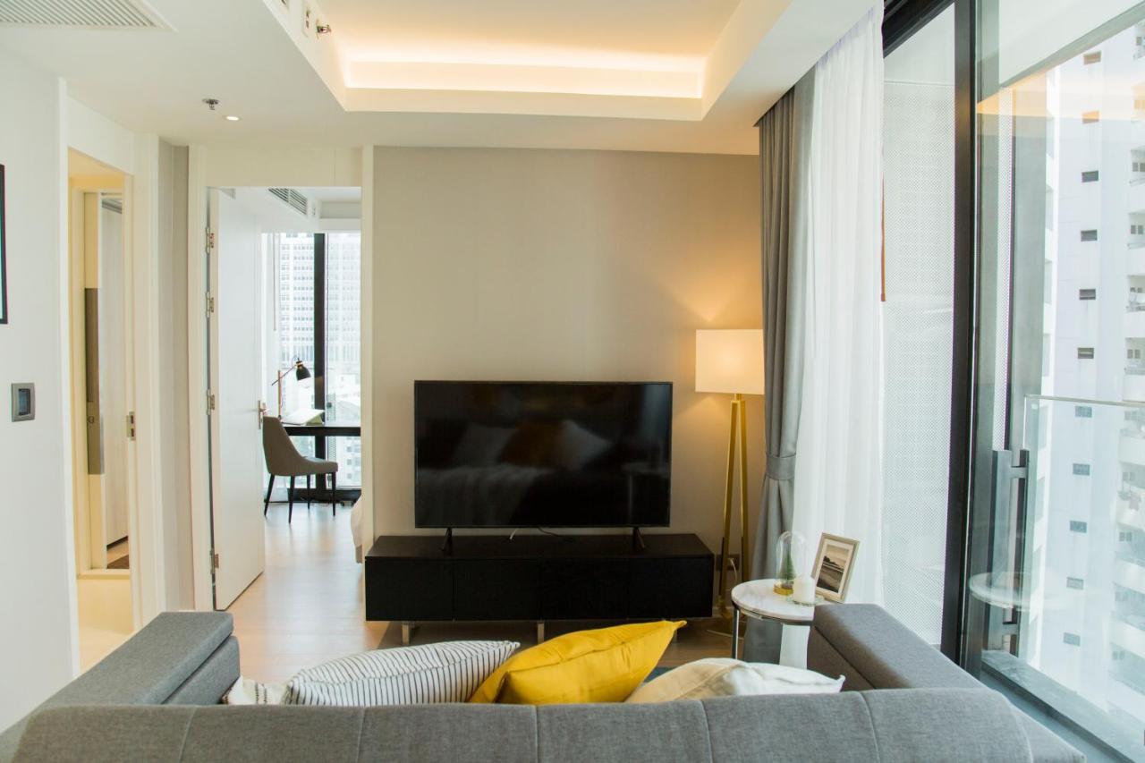 Sukhumvit 11#Luxury#Pool#Gym#Bts Nana&Mrt Sukhumvit#1Br#Max2Ppl Apartment Банкок Екстериор снимка
