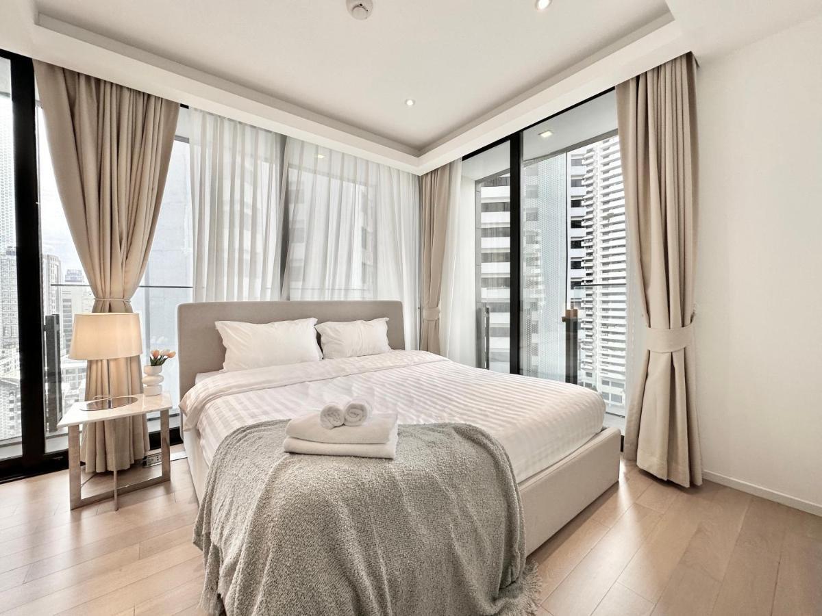 Sukhumvit 11#Luxury#Pool#Gym#Bts Nana&Mrt Sukhumvit#1Br#Max2Ppl Apartment Банкок Екстериор снимка